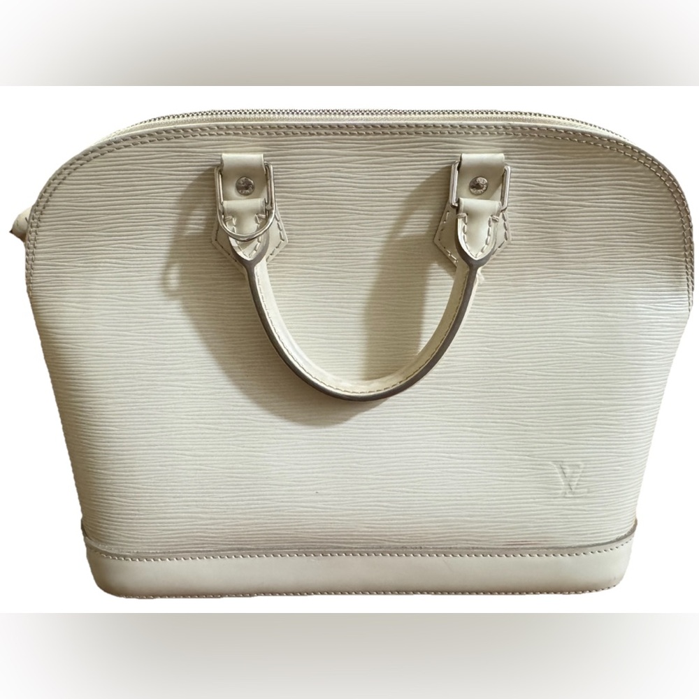 LOUIS‎ VUITTON EPI Alma PM Hand Bag - White/Ivoire